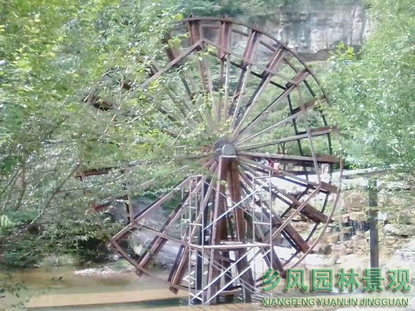 山西長治通天峽景區水車安裝