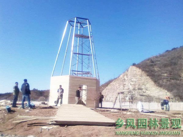 河北承德巴克什營景觀風車建造